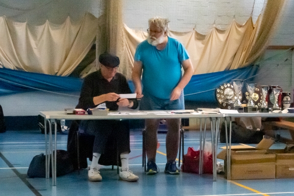 The organisers' table - (Peter Martin & Martin Gilbey.jpg)